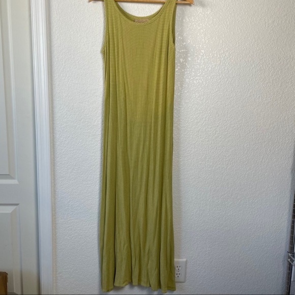 Chartreuse Maxi Tank Dress by Double D Ranch - Picture 2 of 5